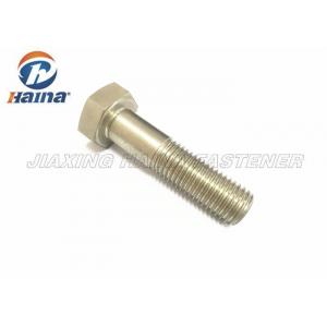 China M10 M16 DIN 931 A2 A4 Half Thread Hex Head bolt For Structural Steel wholesale