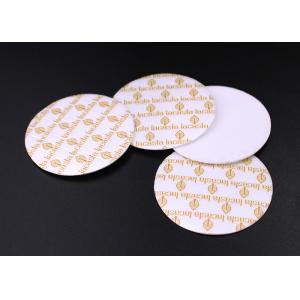 China Pressure Sensitive 1mm Aluminum Foil Seal Cap Liners  For Food Packaging Jars supplier