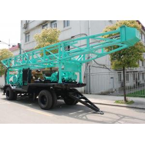 China 8 Tyre Trailer SPJT300 Rotary Water Well Drilling Rig supplier