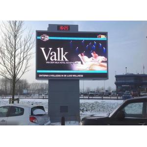 Double Sided Traffic LED Display / Outdoor Full Color P4.81 LED Street Banner Display