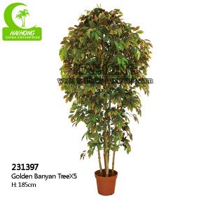 China Luxury Height 170cm Artificial Ficus Tree For House Decoration supplier