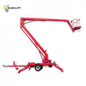 45% Gradeability Telescopic Boom Lift Automatic Stabilizer System 0.43m Ground Clearance