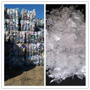 Professional Waste Bottle Plastic Recycling Line , Durable Pet Recycling Line