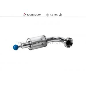 SS304 Sanitary Exhaust  Safety pressure release valve with Glass , Elbow Type