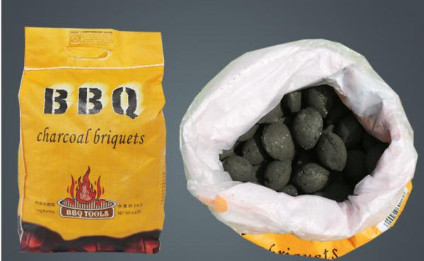 Outdoor barbecue speed burning charcoal; family camping new 1KG flammable