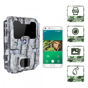 China Game Trail Camera 24MP Scouting Camera No Glow Black Infrared Night Vision 0.25s Trigger wifi function supplier