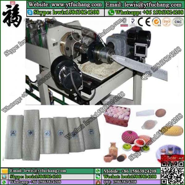 NET Application and PE Plastic Processed Single extruder foam net making machine