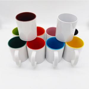 China 15oz  Porcelain Blank Sublimation Drinking Water Mugs Porcelain Coffe Cups supplier