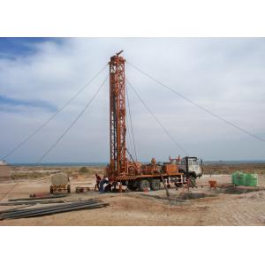 Mud Positive Circulation Truck Mounted Drilling Rig  For Geological Exploration