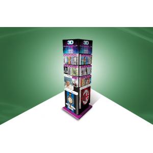 China Four Face Show Cardboard Display Stands , Floor Standing Display Units To 3d Poster Cards supplier