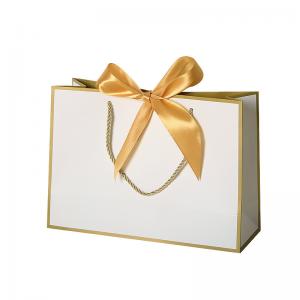 China Custom Logo Cardboard Gift Packaging Box With Ribbon For Cloth Pack / Cosmetic supplier