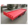 China FEA Analysis 40 Foot Flatbed Trailer , PRO - E Design Extendable Flatbed Trailer wholesale