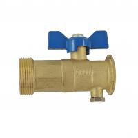 China Threaded Brass Gas Valve CE Lpg Brass Valve With Butterfly Handle on sale