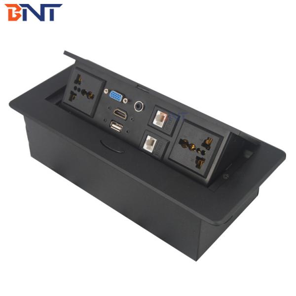 Office Hydraulic Desk Pop Up Sockets , Pop Up Power Socket With XRL Connector