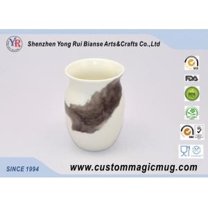 China Customized Temperature Color Changing Cups Ceramic Rice Wine Mug supplier