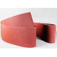China 150mm x 1219mm Aluminum Oxide Sanding Belts Grit P220 With Poly Cotton Backing on sale