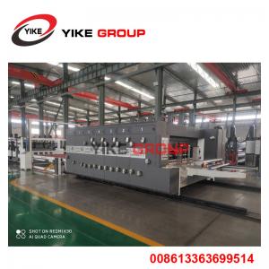 China Economic Flexo Printer Slotter Die Cutter Machine For Pizza Box 50mm Wall Board supplier