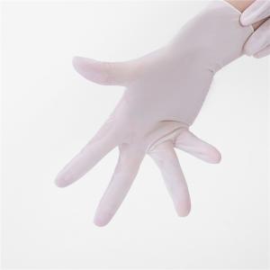 Disposable Sterilized Rubber Surgical Gloves , Safety Latex Examination Gloves