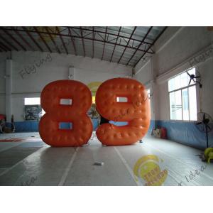 Cold Air Advertising Inflatable Product Replicas / Custom Made PVC Number Balloons