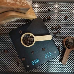 China タイマー機能付きデジタルコーヒー計量器 3kg容量 LEDディスプレイ USB充電式 電子計量バランス 高精度 wholesale