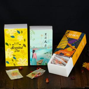 Custom Printed Food Packaging Box , Lightweight Paper Drawer Box For Tea