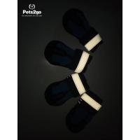 China 16.5cm Rubber Bottom Reflective Strip Dog Paw Shoes on sale