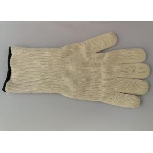 Industrial heat resistant oven gloves with fingers fire resistant Aramid Fiber Materials 100g / Piece Glove Weight