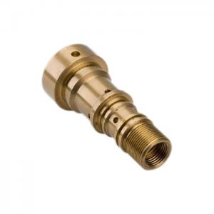 Precision Machined Custom CNC Parts , Brass Turned Parts Bolts With Polishing
