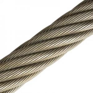 Steel Core 8x19W FC/IWRC 1/16'' 3/32'' 1/8'' 5/32'' 3/16'' 1/4'' 5/16'' Wire Rope for Hoisting