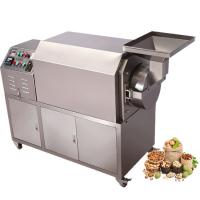 China Peanut Roasting And Filling Machine Groundnut Frying Peeling Dry Nuts Raw Cashew Nut Roasting Machine on sale