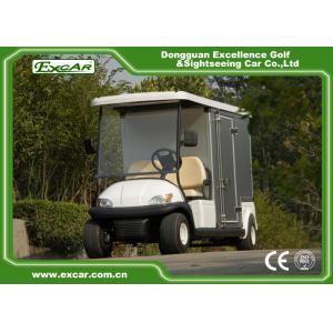 China 48V Trojan Battery Electric Food Cart Vending Golf Cart With Container supplier