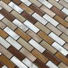 Classic brown metal mosaic tile puzzle pattern perfect for office decoration