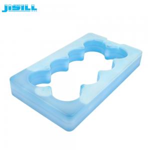 China Plastic Material Special Shape Custom Gel Ice Cooler Bricks For Beverage Cold supplier