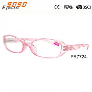 China Fashionable transparent  reading glasses with pc frame,spring hinge,suitable for men and women supplier