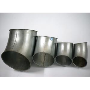 Metal Dust Extraction Pipe Dust Collector Pipe Fittings 90 Degree Elbow R = 1.5d