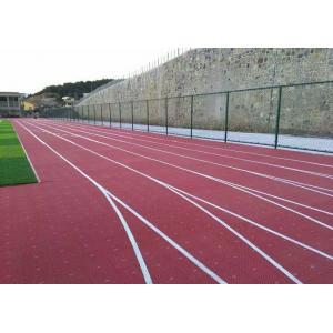 China No Slip VOC Free Safety Artificial Running Track Flooring Anti UV Long Life supplier