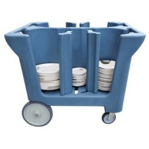 China NSF Mobile Dish Caddy Cart With Divider Dual Handles supplier