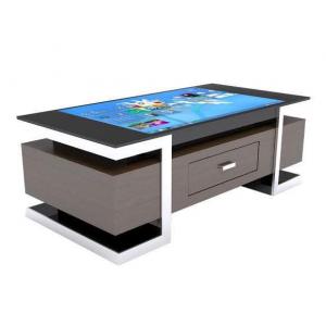 All In One Multimedia Touch Screen Computer Table For Restaurant / Coffee Shop