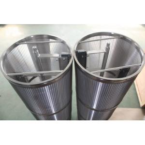 2mm-6.5mm Thickness Paper Industry Screen Basket with Stainless Steel