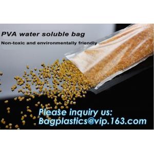 100% China Manufacture Eco-friendly Pva Water Soluble Liquid Detergent, Dissolvable laundry bag eco-friendly water solub
