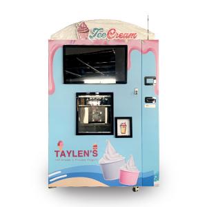 China 16L Tank Intelligent Soft Ice Cream Vending Machine Real Time Control supplier
