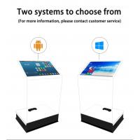 China Exhibition Holo Terminal Projection Transparent Lcd Screen Glass Interactive Touch Foil Kiosk on sale