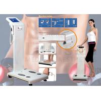 China Human Body Composition Analyzer Professional Body Fat Analyzer With Colorful Touch Screen on sale