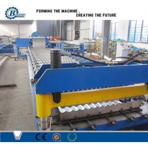China Metal Corrugated Sheet Cladding Roof Panel Roll Forming Machine With Hydrayulic System supplier