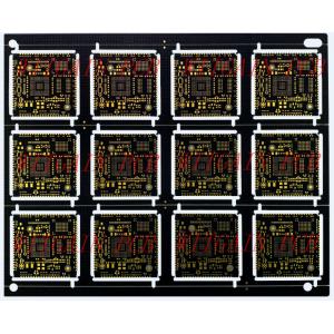 Black Multi Layer Circuit Board / FR4 TG170 Gps Tracker Circuit Board