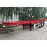 China Tri Axle 40ft 45ft Skeleton Semi Trailer For Cold Chain Transportation wholesale