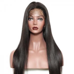 China Straight Lace Front Human Hair Wigs Thick Bottom / Full Cuticle wholesale