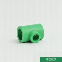 China Casting Ppr Pipe Fittings Green Color , Iso9001 Ce Approval Ppr Reducing Tee on sale