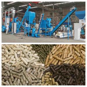 1000kg/H Animal Feed Pellet Production Line 1-12mm Feed Pellet Granulator