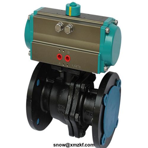 Atex Certification Pneumatic Actuator Double Action And Spring Return